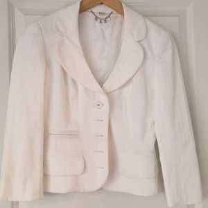 Bebe Chic White Blazer